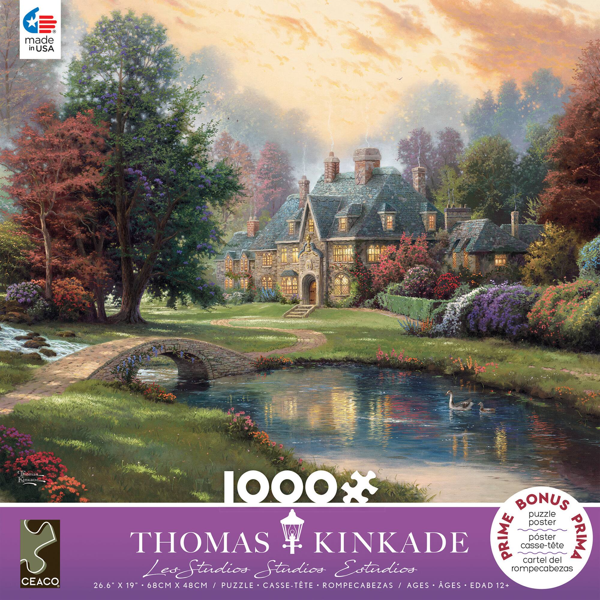 Assorted Thomas Kinkade 1,000-Piece Jigsaw Puzzle